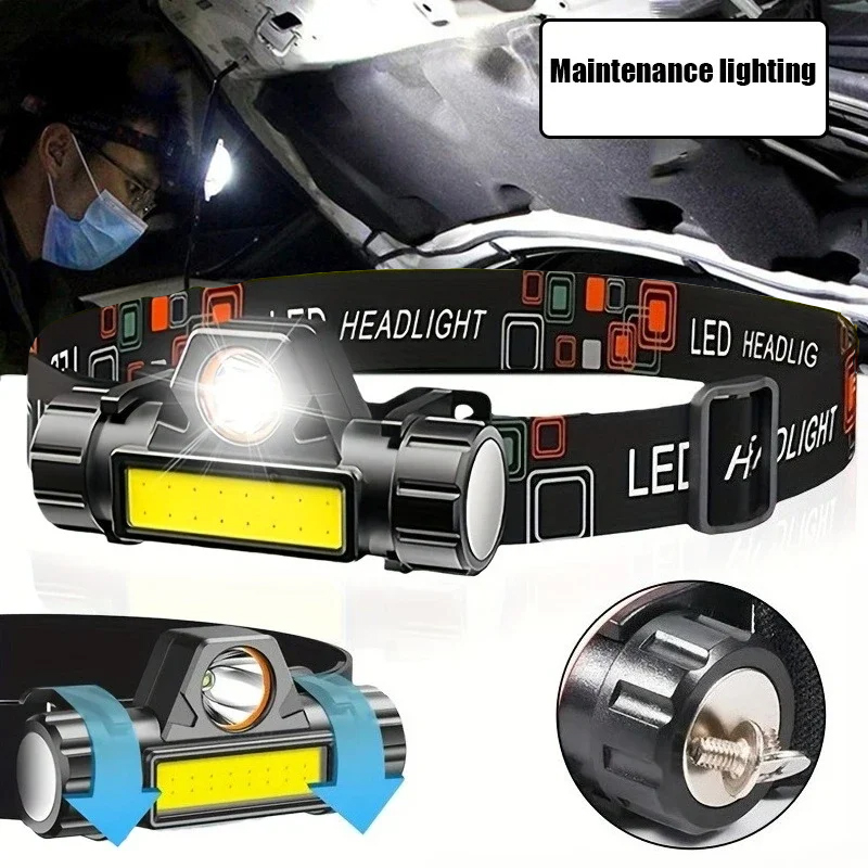 Headlamp Tactical Bright - Ultra Parlak LED El Feneri Şarj