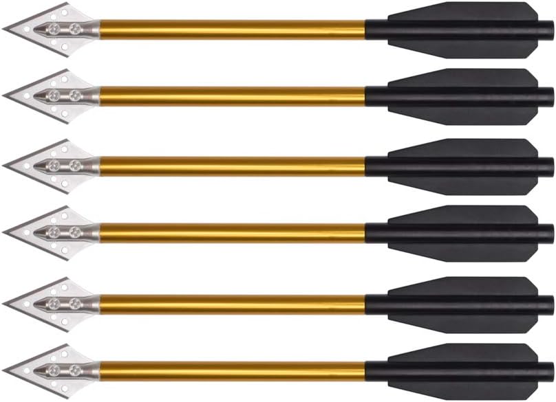 Crossbow Bolt Broadhead - Alüminyum Arbalet Cıvataları Oklar 6.5 