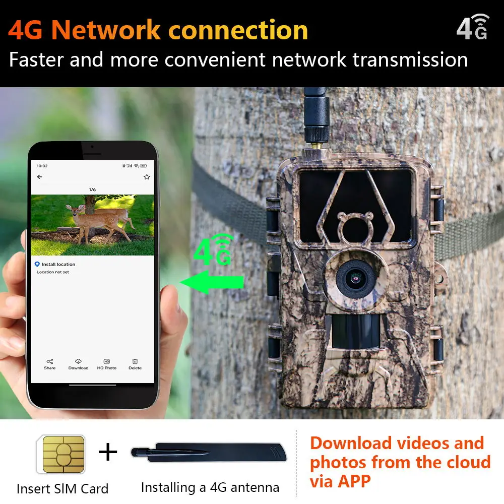 Outdoor Hunting House - Pr801 4G Ağ Gözlem Avcılık Kamera