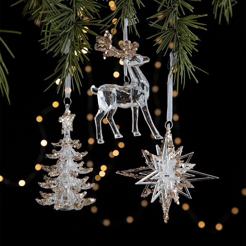 Elk Bugle Call - Noel Ağacı Oyuncaklar Akrilik Elk Bells