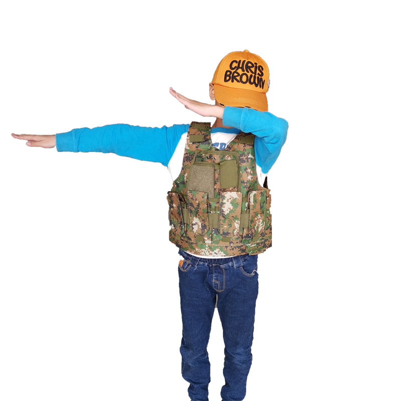 Hunting Outdoor Boys - Açık Airsoft Taktik Çocuk Yelek Üniforma