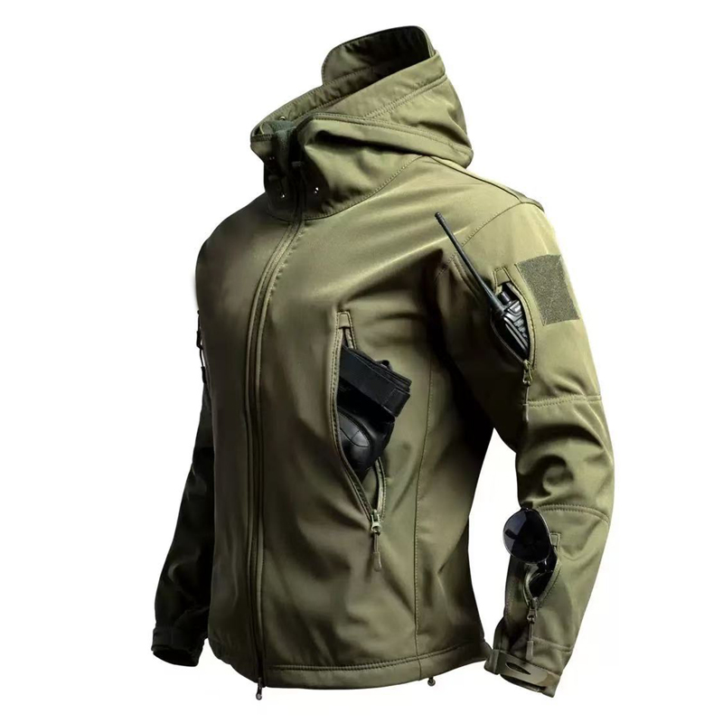 Outdoor Hunting Fleece - Erkekler Askeri Taktik Kış Sonbahar Sıcak