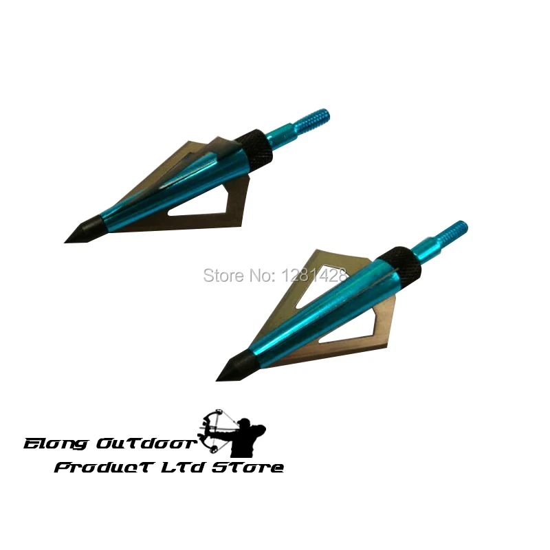 Crossbow Bolt Broadhead - 12 adet Mavi 125 Tahıl Broadhead