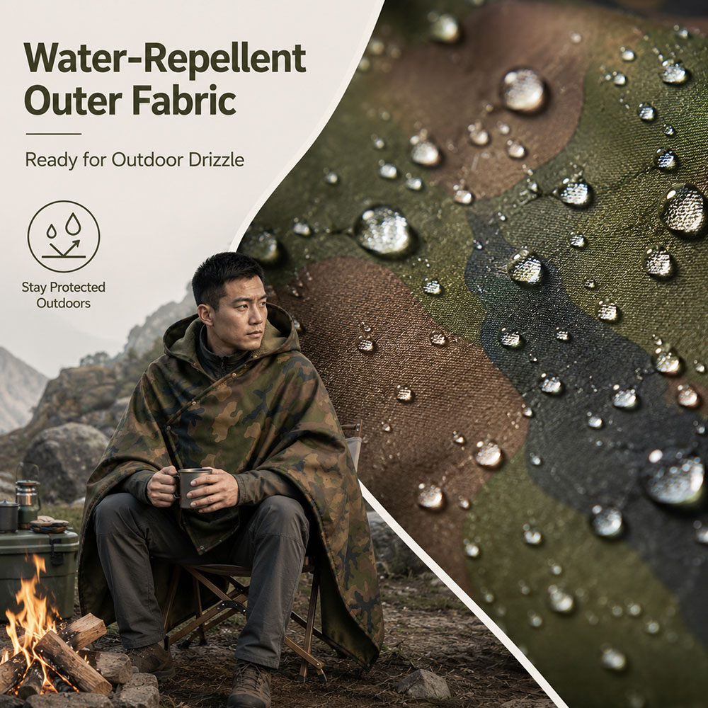 Taktik Kamuflaj Kapüşonlu Giyi - Outdoor Hunting Blanket incelemesi ve fiyatı
