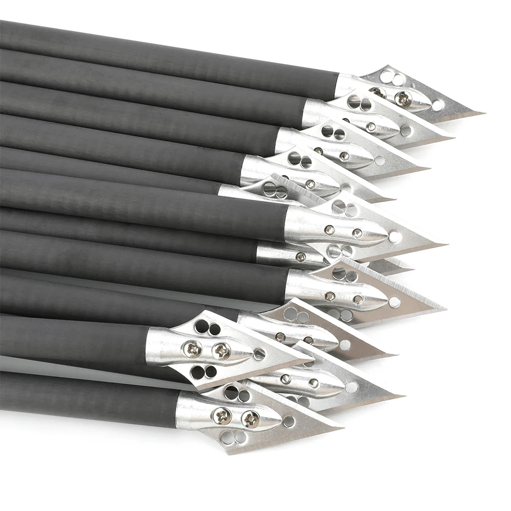 6/12 adet Saf Karbon Alüminyum - Crossbow Bolt Broadhead incelemesi ve fiyatı