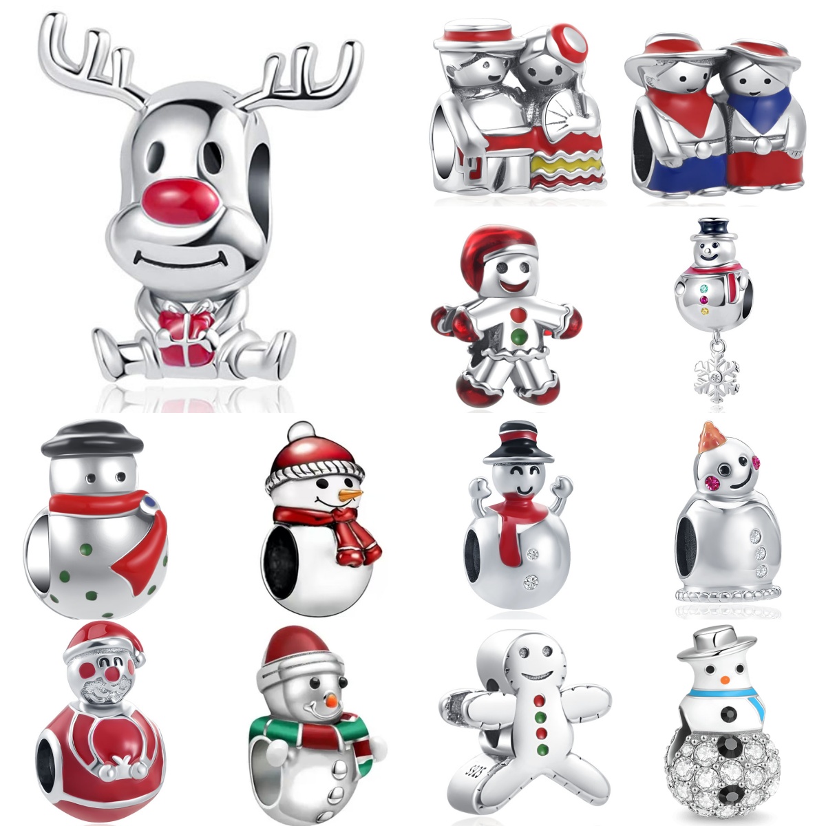 925 Gümüş Noel Serisi Noel Bab - Elk Bugle Call incelemesi ve fiyatı
