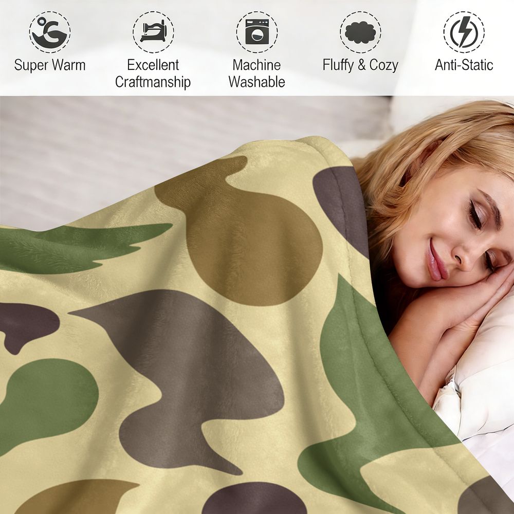 Ördek Desenli Flanel Battaniye - Outdoor Hunting Blanket incelemesi ve fiyatı