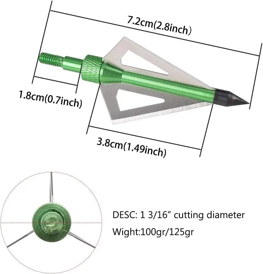 Uzatılmış Arbalet Cıvataları 2 - Crossbow Bolt Broadhead incelemesi ve fiyatı