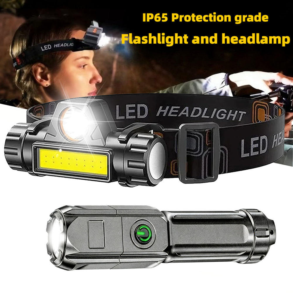 Süper Parlak El Feneri USB Şar - Headlamp Tactical Bright incelemesi ve fiyatı