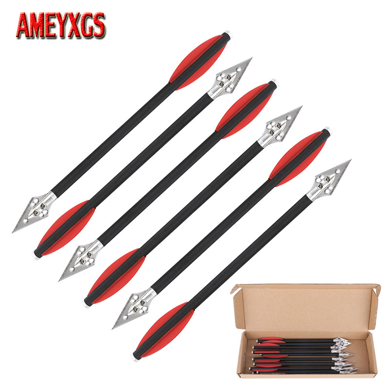 6/12 adet Karışık Karbon Ok 7  - Crossbow Bolt Broadhead incelemesi ve fiyatı