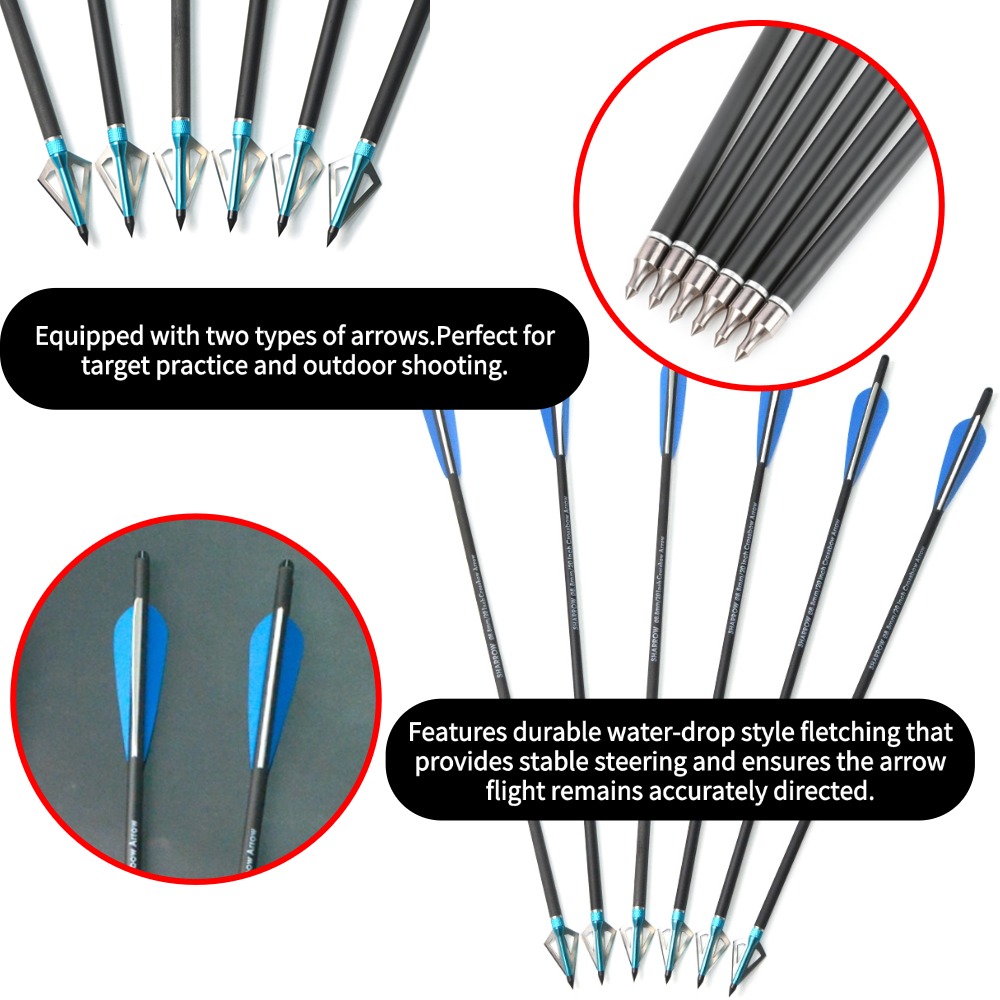 6/12 Adet 16/17/18/20/21/22 İn - Crossbow Bolt Broadhead incelemesi ve fiyatı