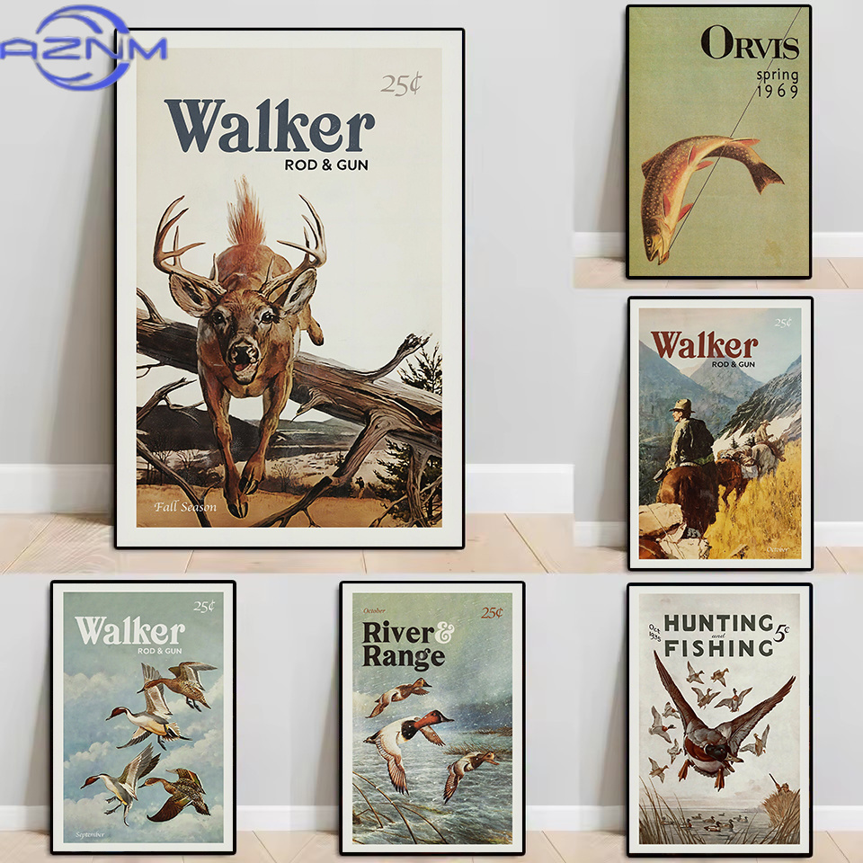 AZNM Retro Yaban Hayatı Açık A - Outdoor Hunting Pictures incelemesi ve fiyatı