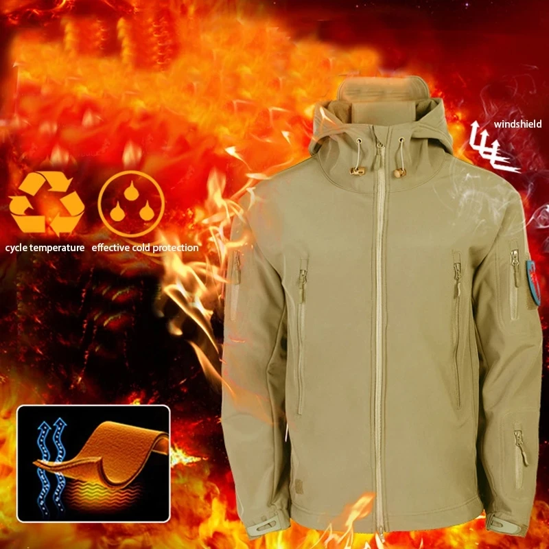 Erkek Kış Ceket Yumuşak Kabuk  - Outdoor Hunting Fleece incelemesi ve fiyatı