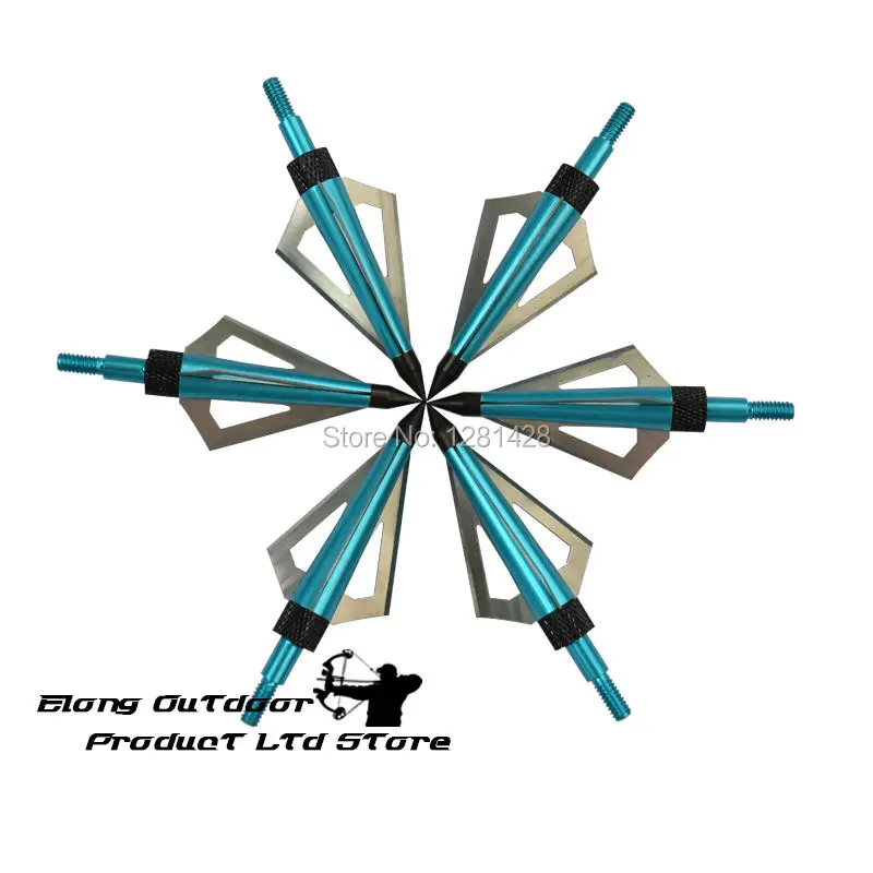 12 adet Mavi 125 Tahıl Broadhe - Crossbow Bolt Broadhead incelemesi ve fiyatı